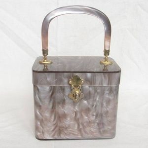 Vintage 1950s Stylecraft lucite purse